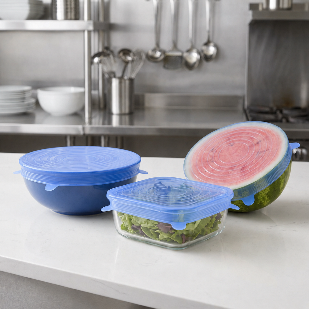 Silicone Stretch Lids – 6 Piece Set