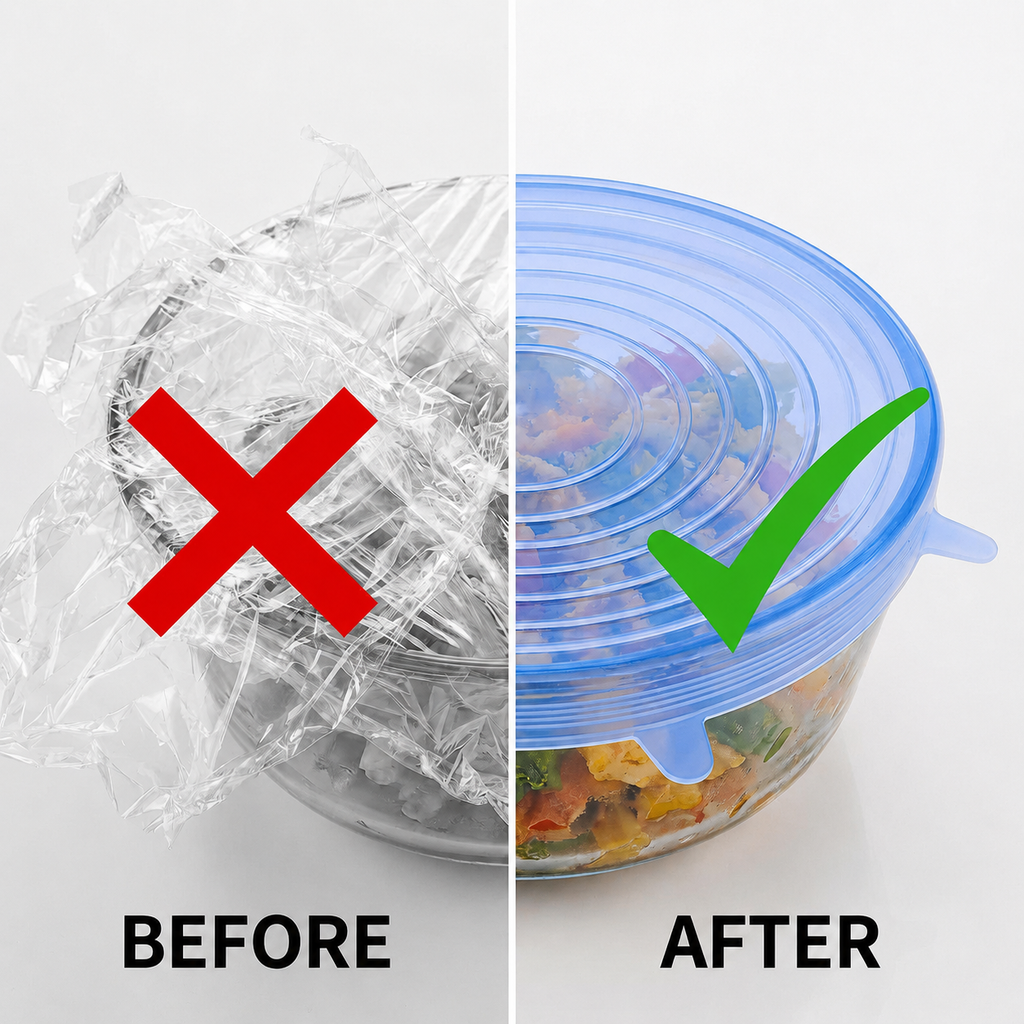 Silicone Stretch Lids – 6 Piece Set